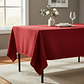 Mantel Rectangular 210×145 Cm Bistrech Rojo Intenso - Miniatura 1