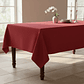 Mantel Rectangular 210×145 Cm Bistrech Rojo Intenso - Miniatura 2