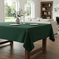 Mantel Rectangular 210×145 Cm Bistrech Verde Oscuro - Miniatura 2