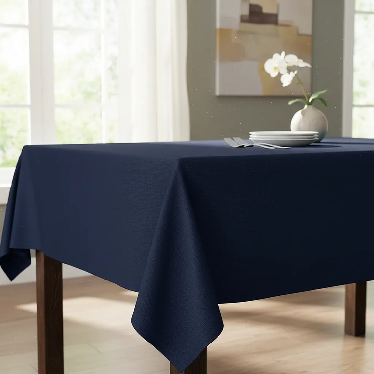 Mantel Rectangular 210×145 Cm Bistrech Azul  3