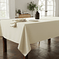Pack de 5 Manteles Rectangular 210×145 Cm Bistrech Crema - Miniatura 2