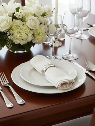 Pack de 20 Servilletas de Tela 30×30 cm Algodón Rustico Crea