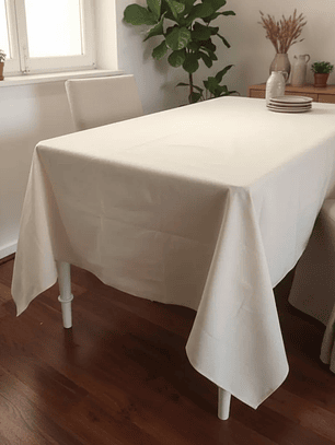 Mantel Rectangular 220×160 cm Algodón Rustico Crea