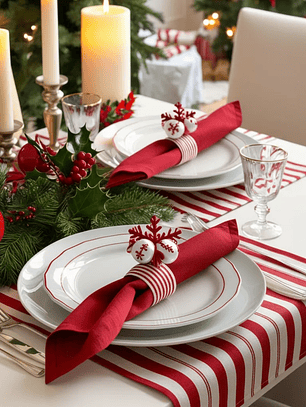 Pack de 20 Servilletas de Tela 30×30cm color Rojo