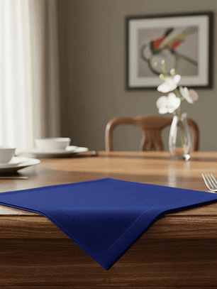 Pack de 4 Servilletas de Tela 30×30cm color Azul