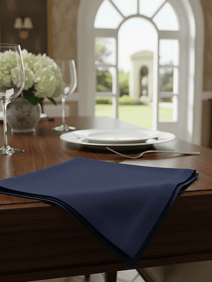 Pack de 100 Servilletas de Tela 30×30cm color Azul