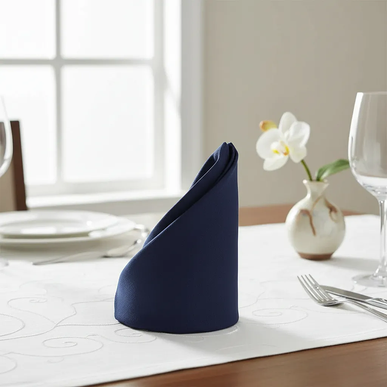 Pack de 100 Servilletas de Tela 30×30cm color Azul 2