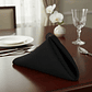 Pack de 100 Servilletas de Tela 30×30cm color Negro - Miniatura 1