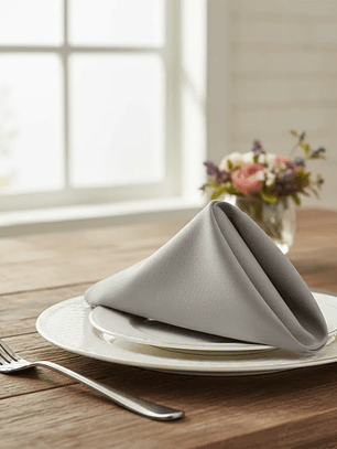 Pack de 100 Servilletas de Tela 30×30cm color Gris