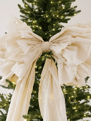 Lazo De Tela Gigante Romatico Decoracion Tela Algodon Crea