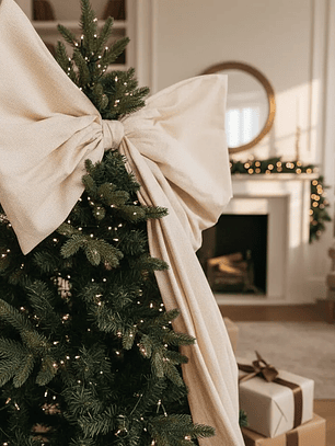 Lazo De Tela Gigante Elegante Decoracion Tela Algodon Crea