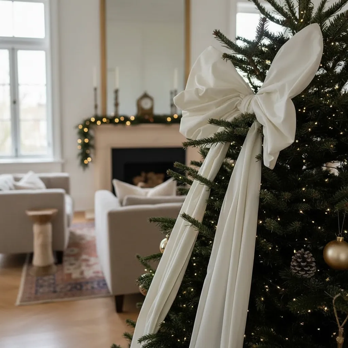 Lazo De Tela Gigante Elegante Decoracion Tela Algodon Crea 4