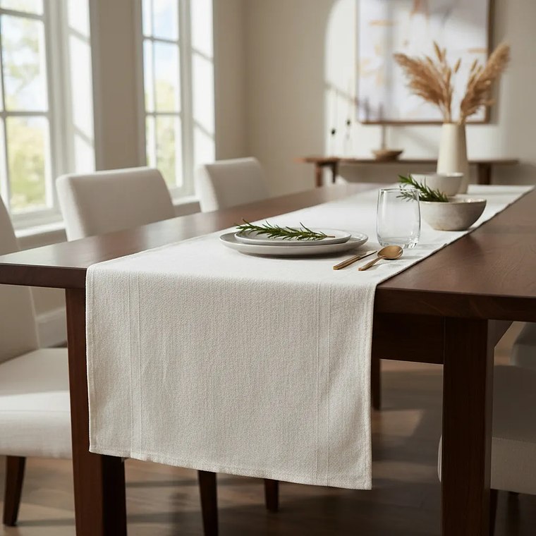 Pack de 10 Caminos De Mesa 30×160cm Tela Algodón Rustico Crea 5