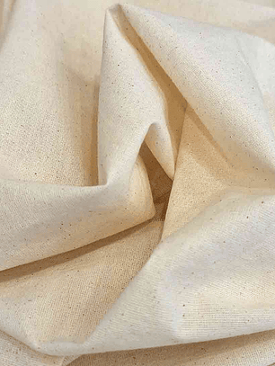 Tela Algodon Crea Cruda 100% Algodón 1,60mts X 1 Metro