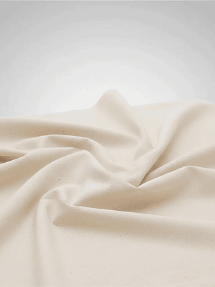 10 Metros Tela Algodon Crea Cruda 100% Algodón Ancho 1,60mts