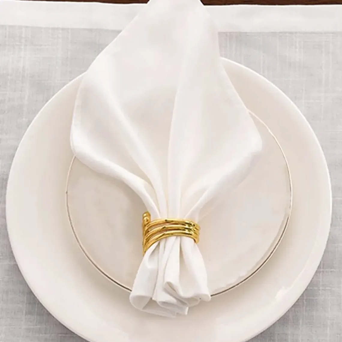 Pack de 20 Servilletas de Tela 30×30cm color Marfil 2