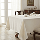 Mantel Rectangular 210×145 Cm Bistrech Marfil - Miniatura 5