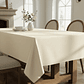 Pack de 5 Manteles Rectangular 210×145 Cm Bistrech Marfil - Miniatura 1