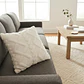 Funda de Cojín 45x45cm Con Relieve Rombo Suave Para Sofas - Miniatura 1