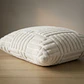 Cojín Con Relleno 45x45cm Con Relieve Geometrico Beige Suave Para Sofas - Miniatura 4