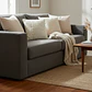 Cojín Con Relleno 45x45cm Con Relieve Geometrico Beige Suave Para Sofas - Miniatura 2
