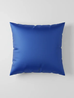 Funda De Cojín 45x45cm Azul oscuro Intenso Para Sofas Y Camas