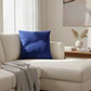Funda De Cojín 45x45cm Azul oscuro Intenso Para Sofas Y Camas - Miniatura 3
