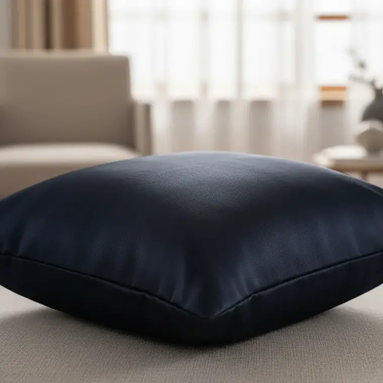 Cojín Con Relleno 45x45cm Negro Intensos Para Sofas Y Cama 1