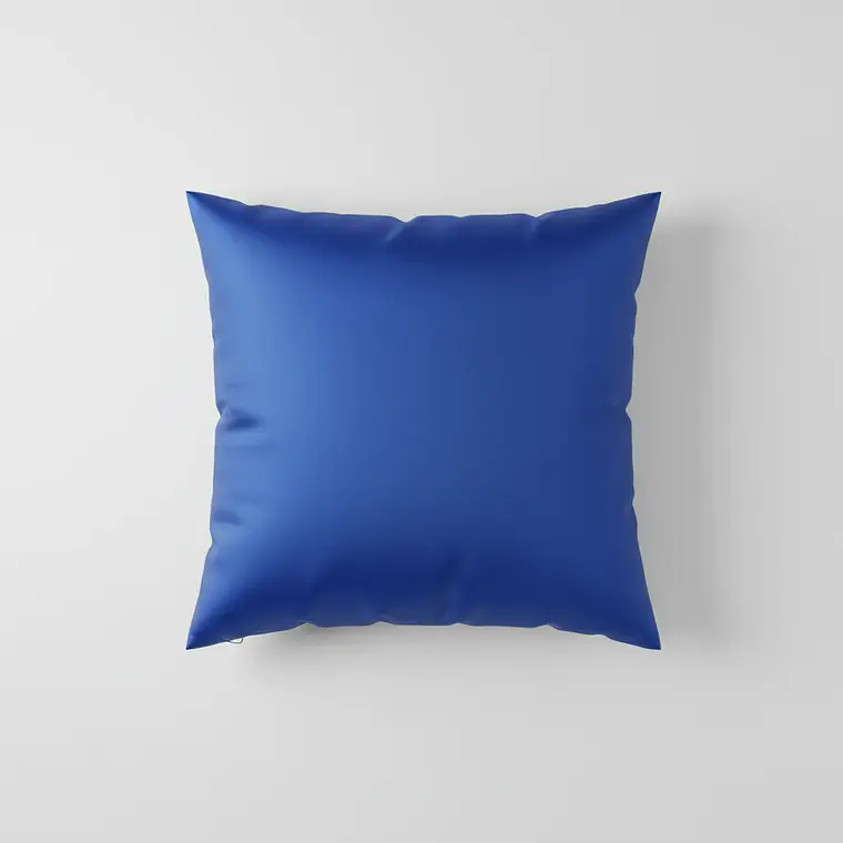 Cojín Con Relleno 45x45cm Azul Oscuro Intensos Para Sofas Y Cama 2