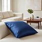 Cojín Con Relleno 45x45cm Azul Oscuro Intensos Para Sofas Y Cama - Miniatura 1