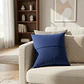 Cojín Con Relleno 45x45cm Azul Oscuro Intensos Para Sofas Y Cama - Miniatura 4