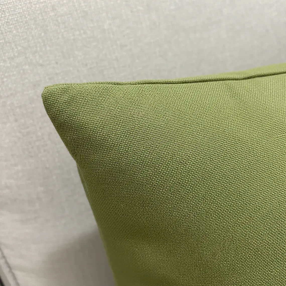 Cojín Con Relleno 45x45cm Verde Oliva Intensos Para Sofas Y Cama 2