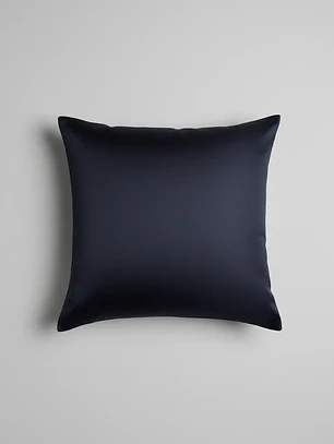 Funda De Cojín 45x45cm Negro Intenso Para Sofas Y Camas