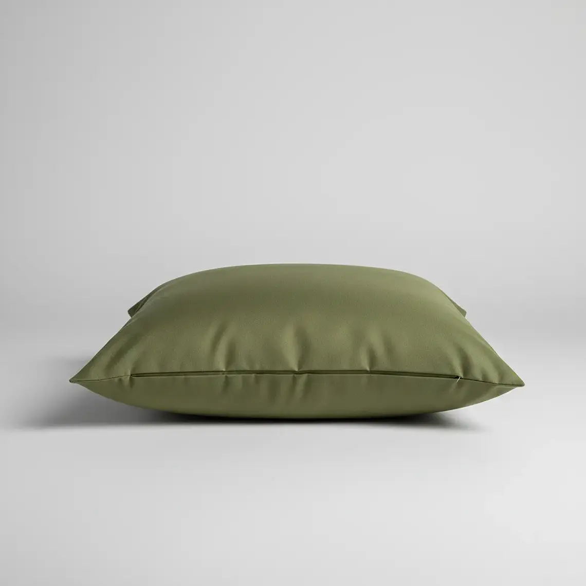 Funda De Cojín 45x45cm Verde Oliva Intenso Para Sofas Y Camas 2