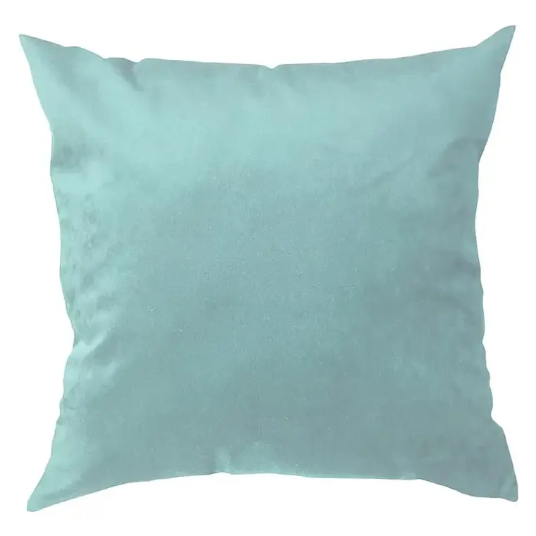 Cojín Velvet Menta 45x45 Cm Menta Liso Para Sofas Y Camas 3