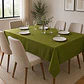 Pack de 5 Manteles Rectangular 210×145 Cm Bistrech Verde Oliva - Miniatura 2