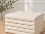 Pack de 5 Manteles Rectangular 220×160 cm Algodón Rustico Crea