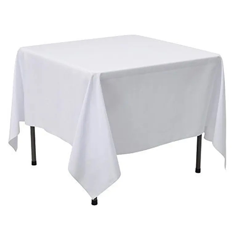 Mantel Cuadrado 145×145 Cm Bistrech Blanco 3