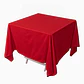 Pack de 5 Manteles Cuadrados 145×145 Cm Bistrech Rojo - Miniatura 5