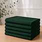 Pack de 5 Manteles Cuadrados 145×145 Cm Bistrech Verde Oscuro - Miniatura 1