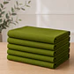 Pack de 5 Manteles Cuadrados 145×145 Cm Bistrech Verde Oliva - Miniatura 1