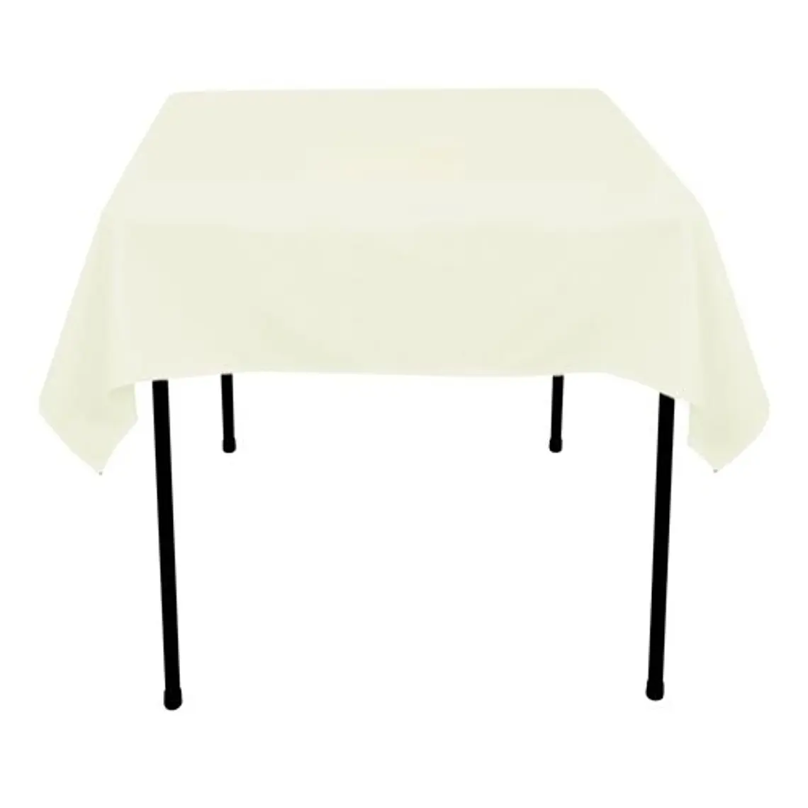 Pack de 5 Manteles Cuadrados 145×145 Cm Bistrech Marfil 5