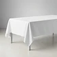 Mantel Blanco Rectangular Algodon Gabardina Premium 240 X 145 Cm - Miniatura 3