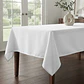 Mantel Blanco Rectangular Algodon Gabardina Premium 240 X 145 Cm - Miniatura 1