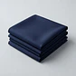 Pack 4 Servilletas De Tela Negro Algodon Gabardina Premium 45x45cm - Miniatura 4