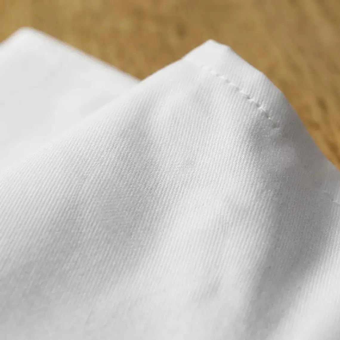 Pack 4 Servilletas De Tela Blanco Algodon Gabardina Premium 45x45cm 4