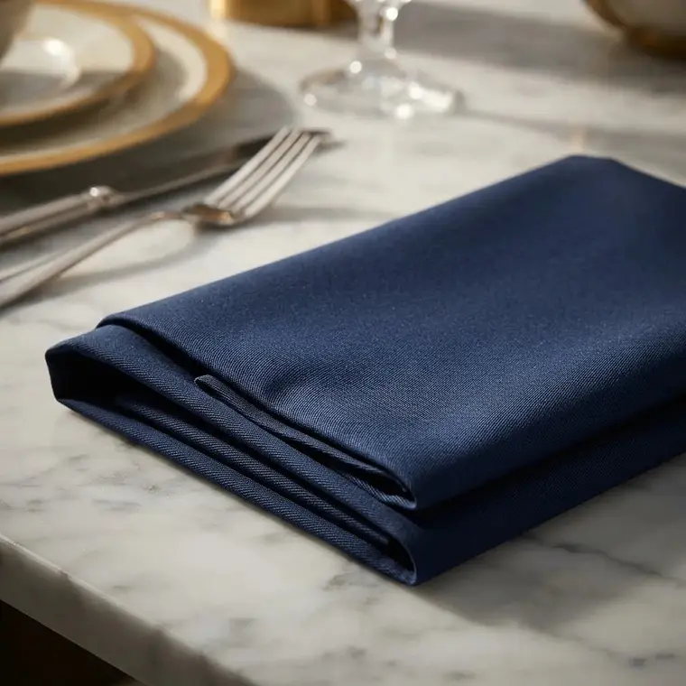 Pack 2 Servilletas De Tela Negro Algodon Gabardina Premium 45x45cm 1