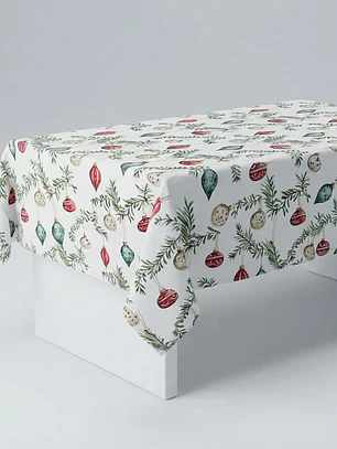 Mantel Navidad Colgantes Repelente Al Agua Rectangular 235×155 Cm
