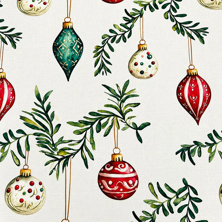 Mantel Navidad Colgantes Repelente Al Agua Rectangular 235×155 Cm 5