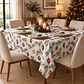 Mantel Navidad Colgantes Repelente Al Agua Rectangular 235×155 Cm - Miniatura 1